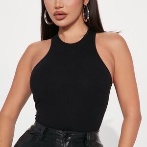 New halter racerback bodysuit